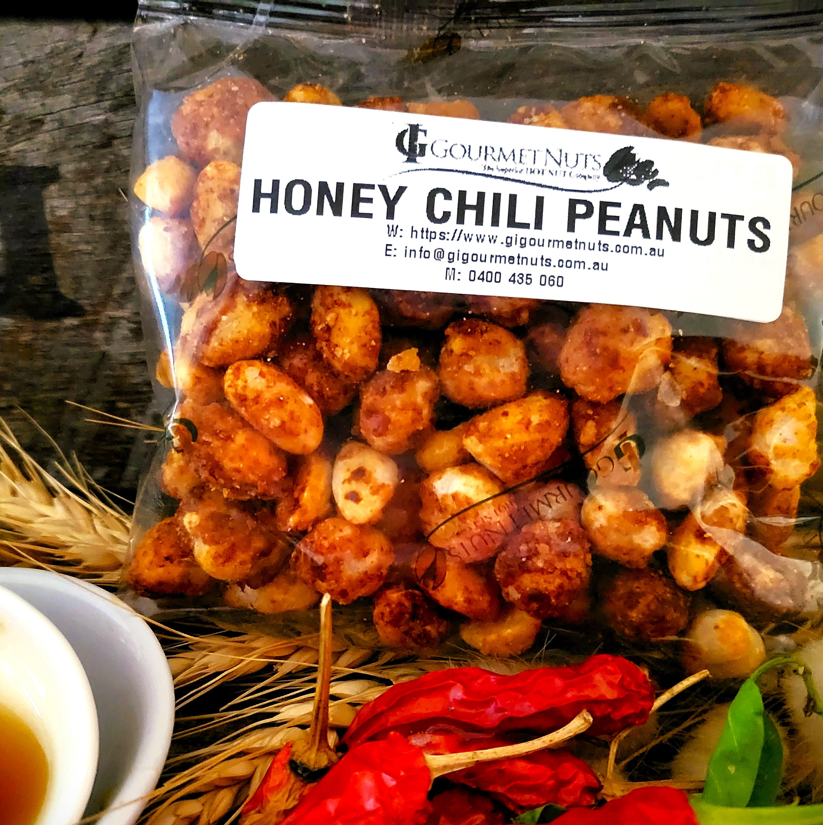 Honey Chilli Peanuts GI Gourmet Nuts