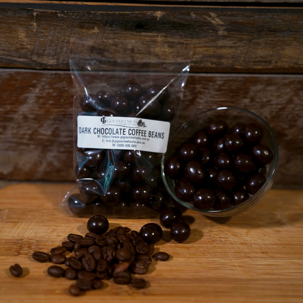 Dark Chocolate Coffee Beans